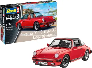 Revell 07689 Porsche 911 Carrera 3.2 Targa (G-Model) 1:24 Scale Unbuilt/Unpainted Plastic Model Kit