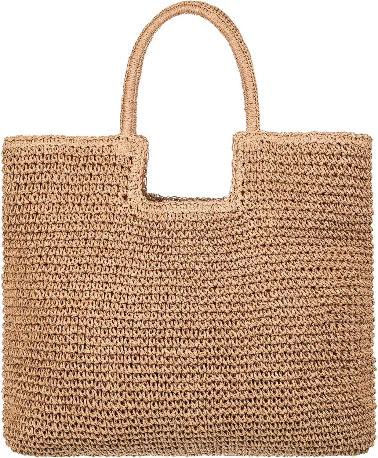 Roxy Women's Beach Tote Bag | Travel | Vacation | Straw | Lightweight | Breathable