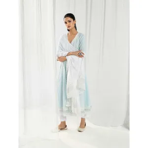 Roze Aria White Dupatta