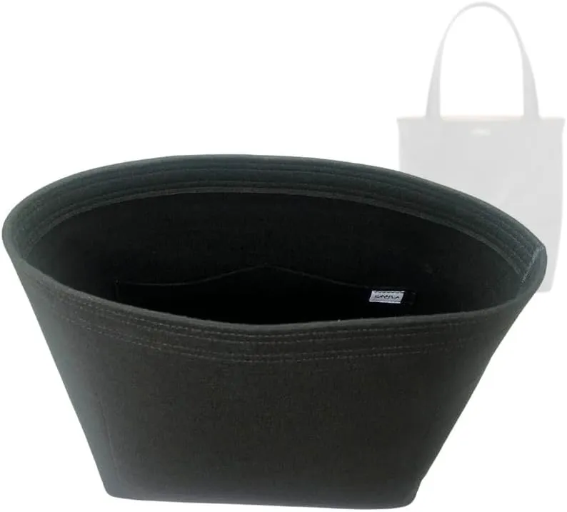 SAMORGA (16-43/ Loe-PuzzleFold) Bag Organizer for Lowe Raffia Puzzle Fold Medium (2mm Black)