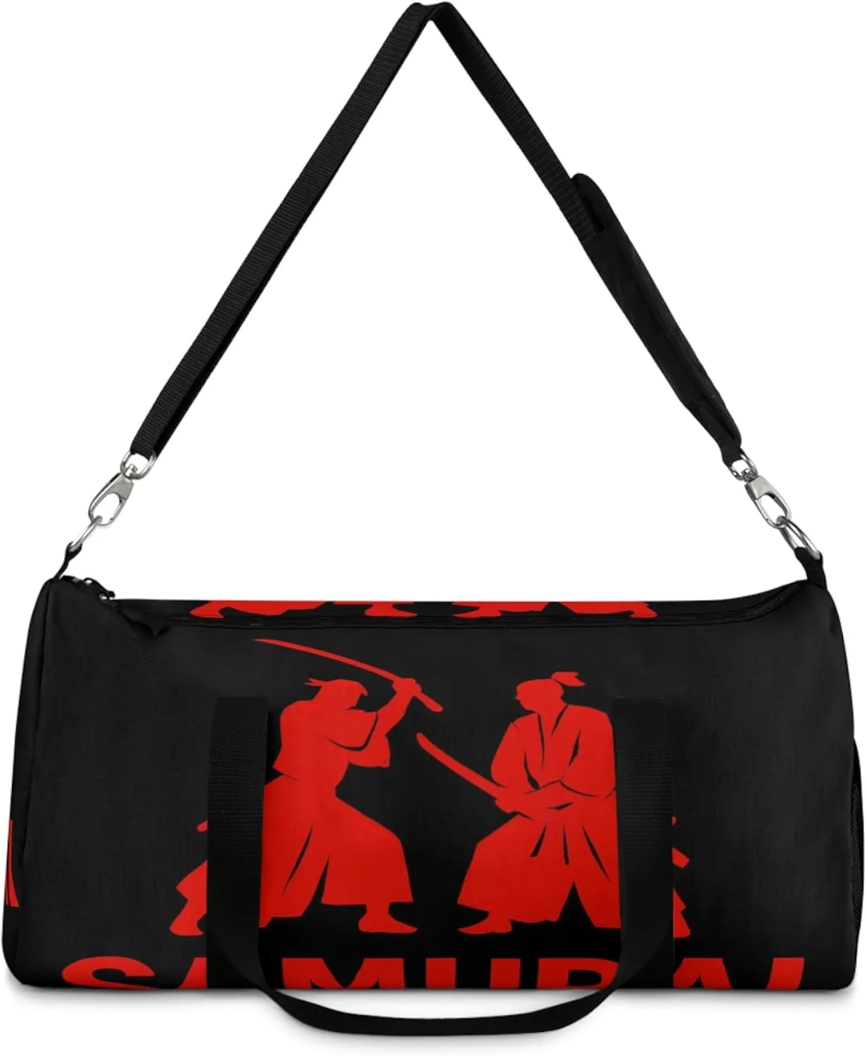 Samurai Vintage Duffel Bag - Gym Tote, Travel, and Sports Gear, Martial Arts Accessory