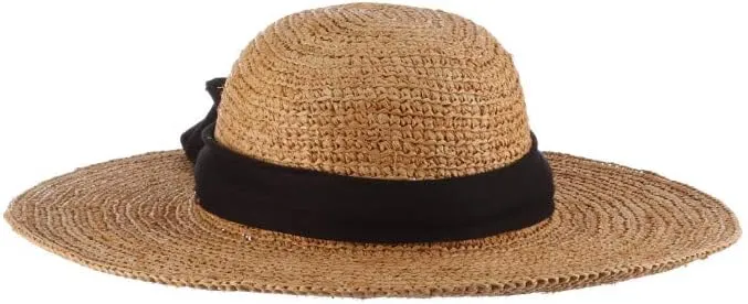 Scala Women's One Size Big Brim Raffia Hat