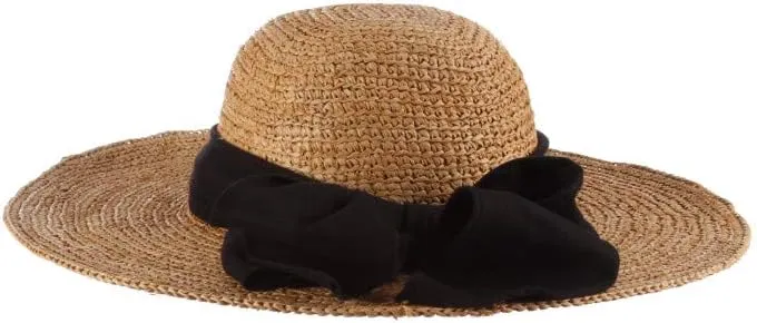 Scala Women's One Size Big Brim Raffia Hat