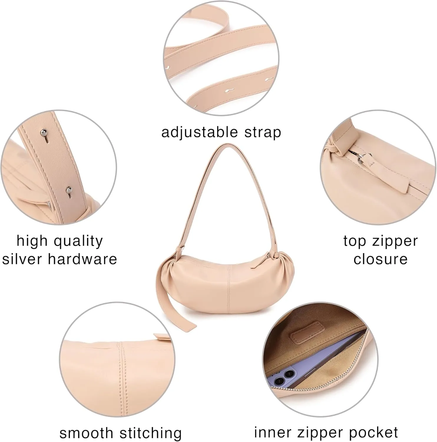 Scarleton Purses for Women, Crossbody Bags for Women, Lightweight with 2 Straps Shoulder Bag for Casual & Party, H2088