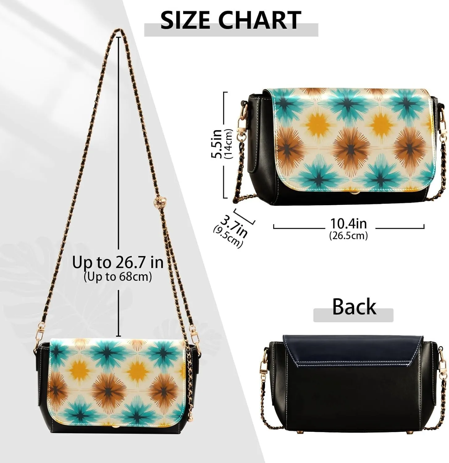 Shamrocks Clover and Bottle Women Leather Crossbody Bag, Leather Crossbody Bags, Crossbody Bags for Women Medium