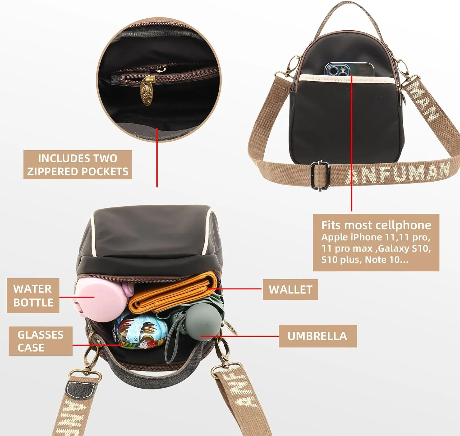 Small Crossbody Bags Purses for Women Crossbody Messenger Bag Cross Body Purse Designer Conceal Carrier Handbags
