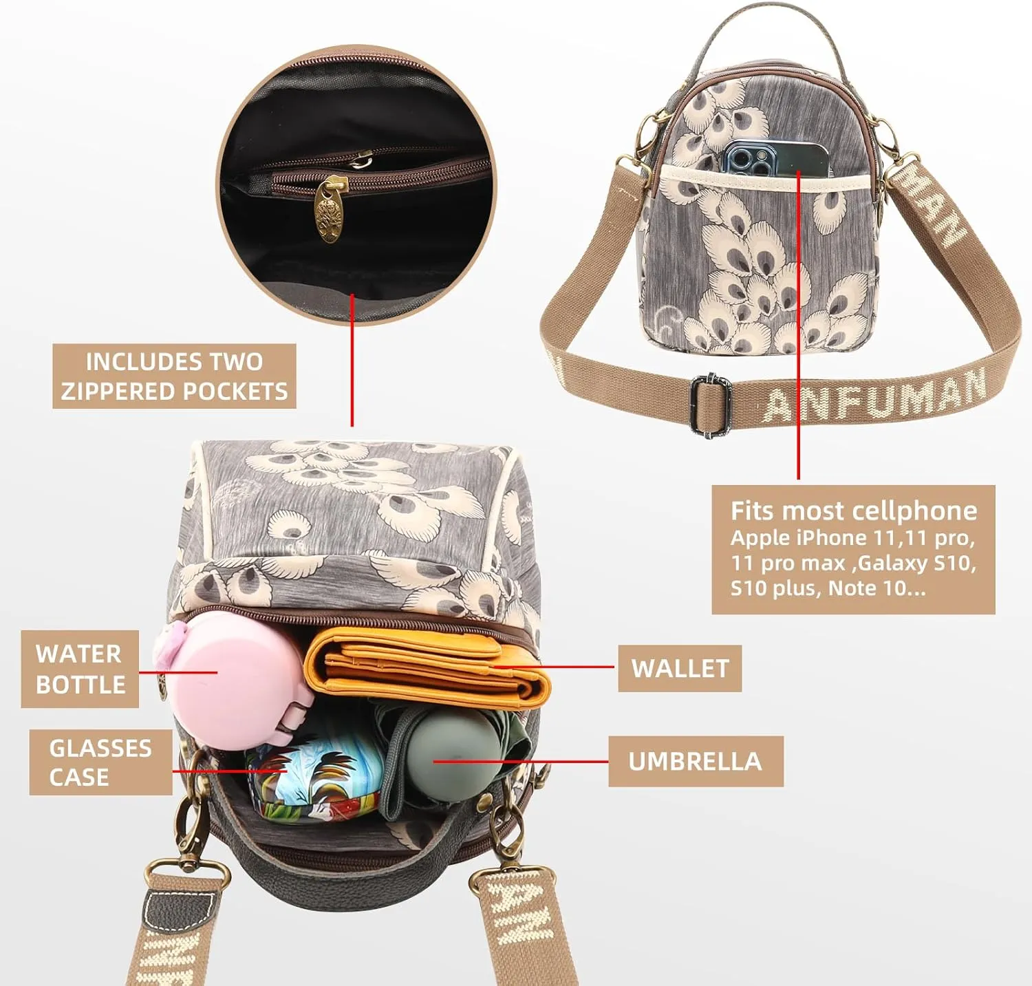 Small Crossbody Bags Purses for Women Crossbody Messenger Bag Cross Body Purse Designer Conceal Carrier Handbags
