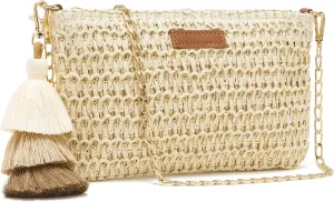 Small Straw Purse for Women Summer Clutch Purses Beach Woven Envelope Bag Raffia Shoulder,Straw Crossbody Bag boho