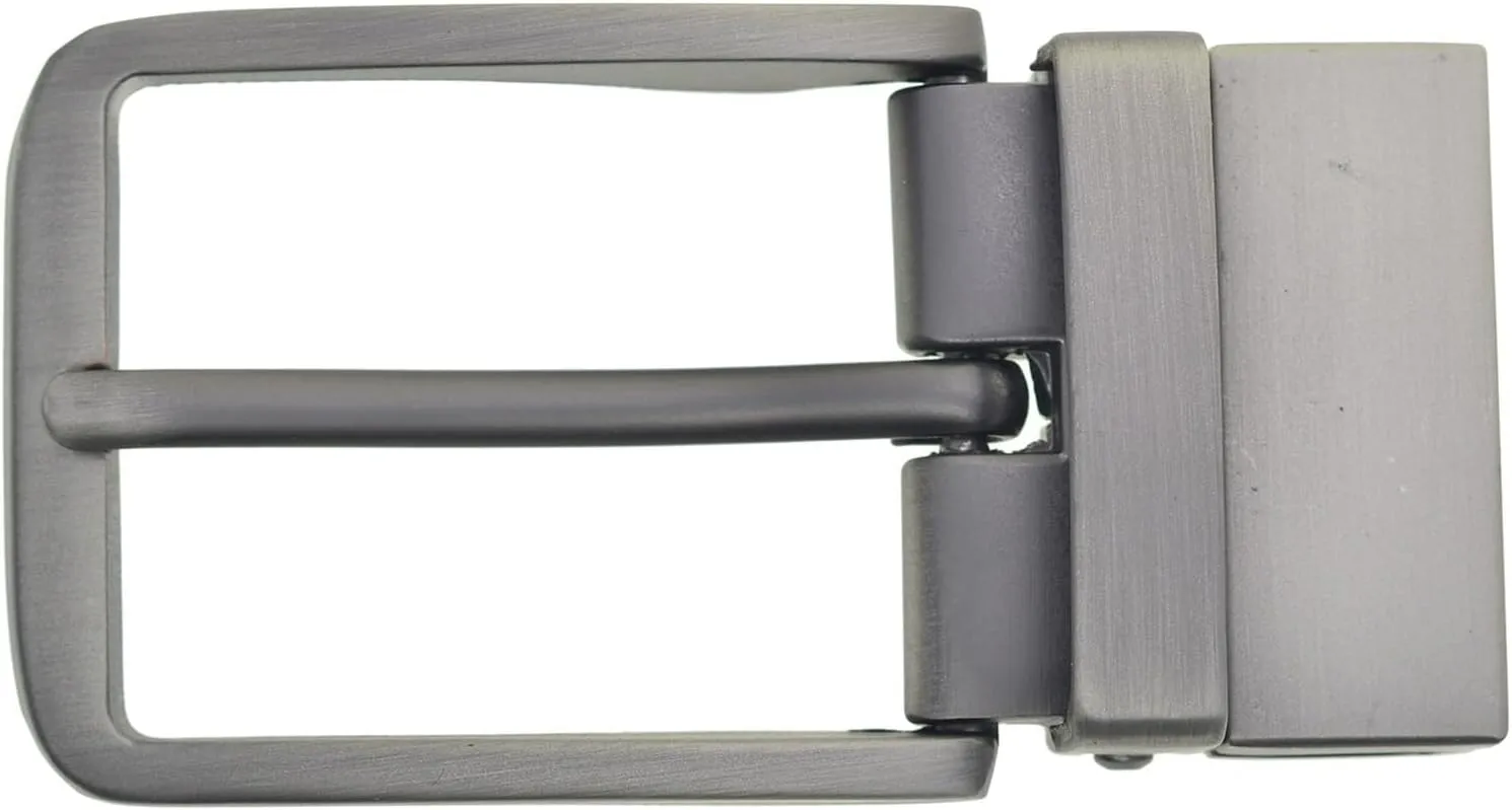Solid metal pin lock rotatable Matte belt buckle for 1.35inch strap replacement