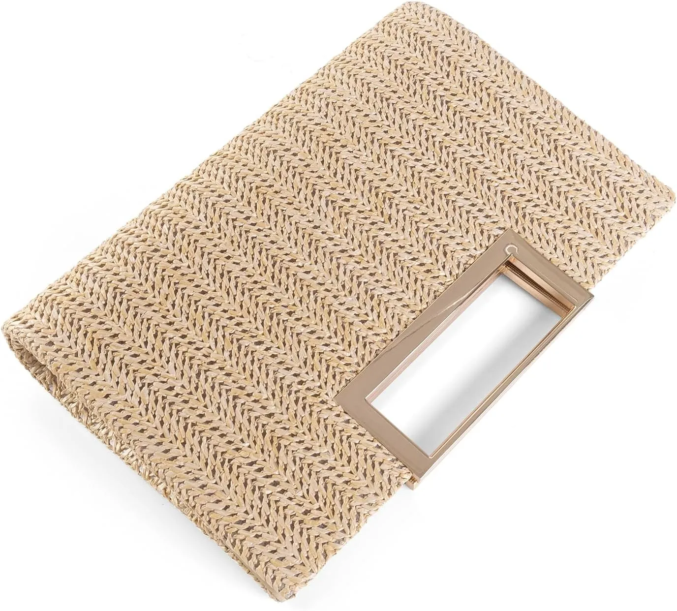 Straw Clutch Evening Bags for Women Handmade Straw Bags Tote Bag Woven Shoulder Crossbody Bag Summer Beach Bag Handbag 2024