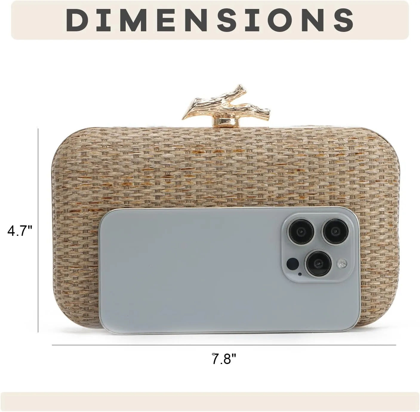 Straw Clutch Purses for Women Formal Summer Evening Bag Woven Handbags