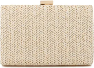 Straw Clutch Purses for Women Summer Evening Bag Raffia Crossbody Purses Woven Beach Handbags