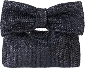 Straw Clutch Purses for Women Summer Handmade Bow Straw Purses and Handbags for Party Vacation,Summer Purse,Straw Purse