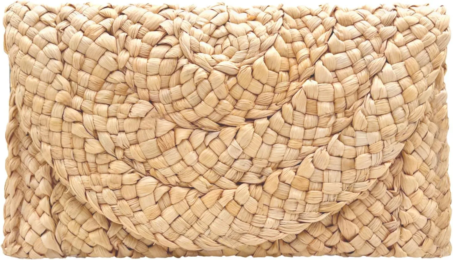 Straw Clutch Purses for Women Woven Straw Beach Handbag Envelope Rattan Clutch for Summer