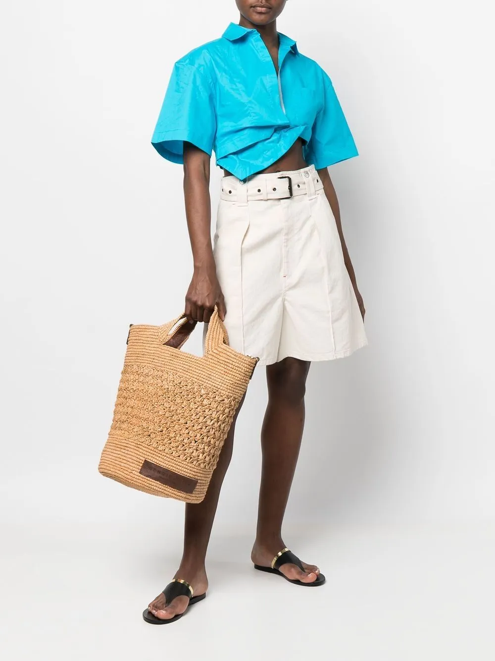 Straw handbag