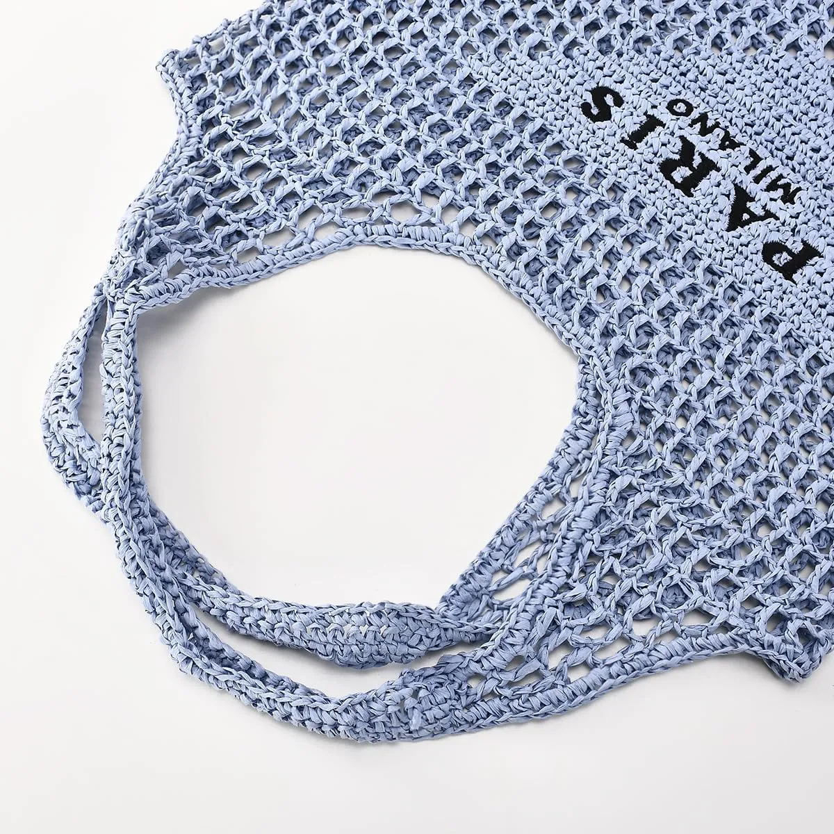 Straw Mesh Tote Bag for Women 2023 New Mesh Hollow Woven Beach Bag Large Travel Shoulder Handbags Hobo Bag