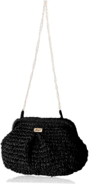 Straw Purse Crossbody Small Beach Bag for Women Vacation Summer Vintage Clutch