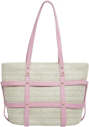Straw Tote Bag for Women Woven Carryall Bag Large Hobo Bag Handmade Beach Bag Shoulder Bag Summer Holiday Travel 2024