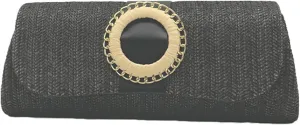 Straw Woven Clutch Purse 2025 Summer Boho Evening Handbag Chain Crossbody Bag Flap Envelope Vacation