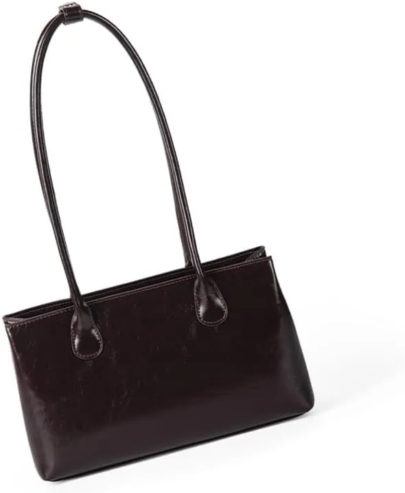 Stylish Shoulder Bag with Comfortable Strap Practical PU Leather Underarm Purse for Everyday Use and Travel