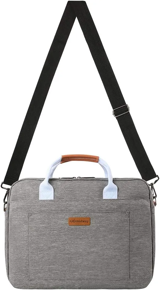 Sumac Laptop Messenger Bag 15 in Sling Bag, Dual Handle Briefcase for MacBook Pro 16" LG Gram 16 MSI Prestige15 Razer Blade15