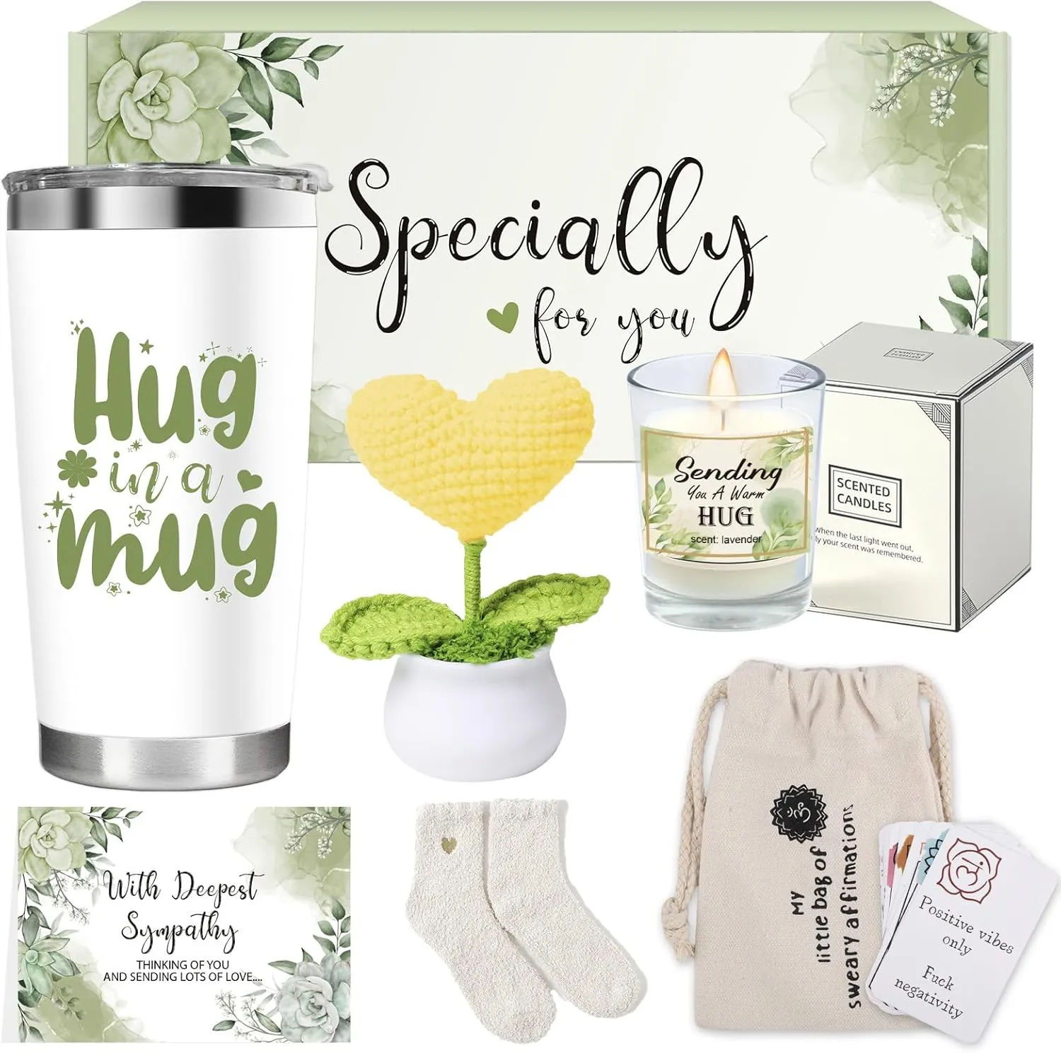 Sympathy Gift Baskets, Sympathy Gifts for Loss of Loved One, Condolences Bereavement Gift Basket Ideas, Grief Gifts for Women, Miscarriage Present for Mothers, Sorry for Your Loss Care Package