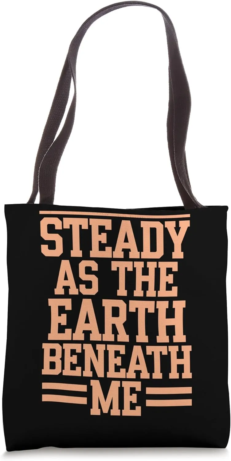 Taurus Zodiac Steady As The Earth Beneath Tote Bag