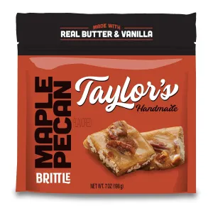 Taylors Maple Pecan Brittle 3 / 7oz bags