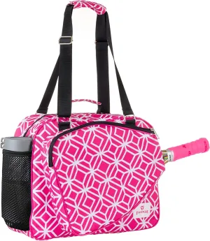 Thorza Pickleball Bag for Women with Paddle Holder, Mesh Side Pocket, Large Inner Storage, Carry Handle, and Adjustable Shoulder Strap, Sports Equipment for Amateurs and Pros