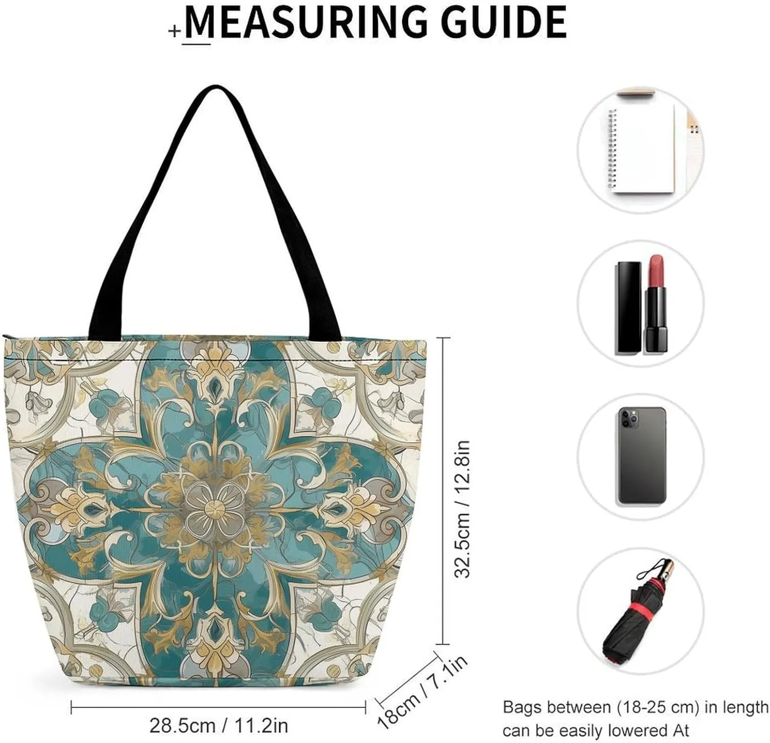 Tote Bag for Women Grocery Bag Exotic Patterns Foldable Shopping Bags Reusable Large Tote Bag