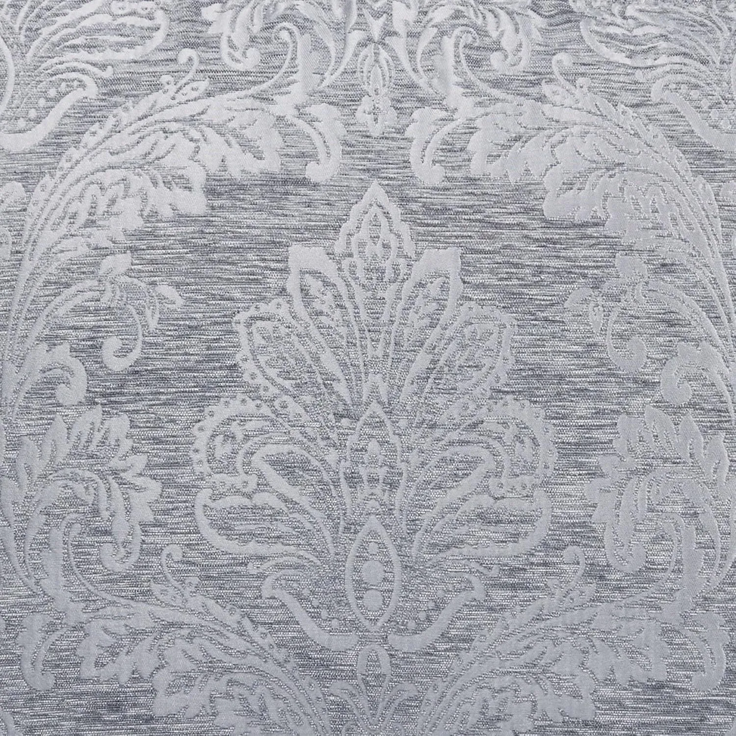 Touch of Class Camelot Luxury Bedding | Soothing Warm Gray | Matte Satin Damask on Richly Textured Jacquard-Woven Chenille 4 Piece Set Includes Queen Comforter, Bedskirt, and 2 Standard Shams