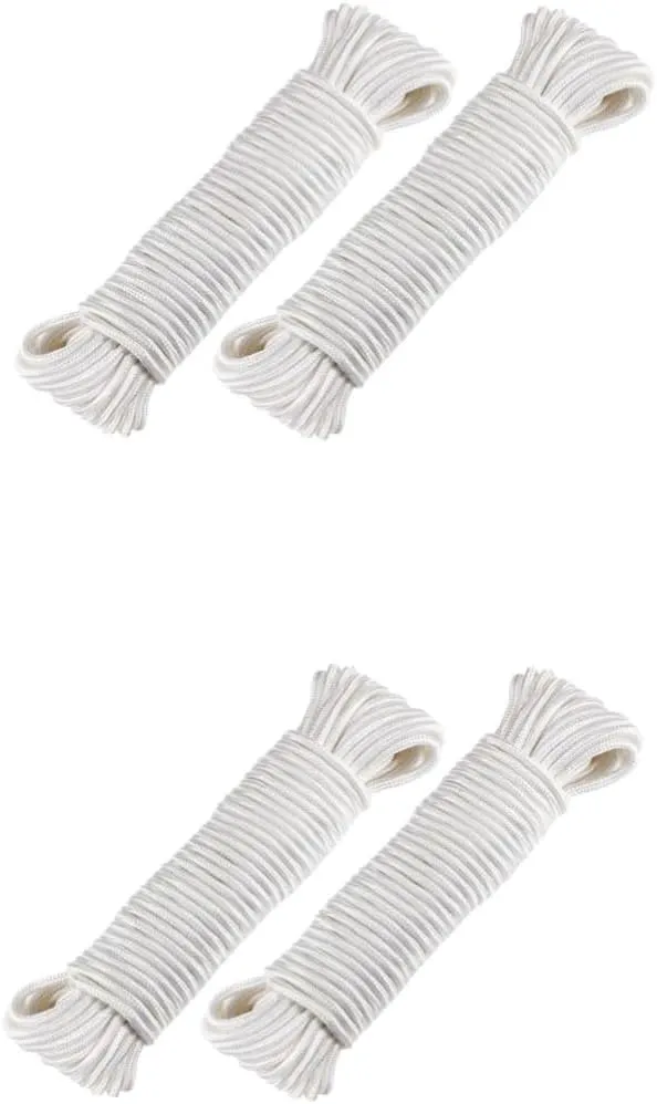 Toyvian 2sets 2pcs Camping Tent Rope Durable Handmade Weaving Core Tied Hanging Tool Lightweight Outdoor Accessory for Travel and Camping 2pcs*2