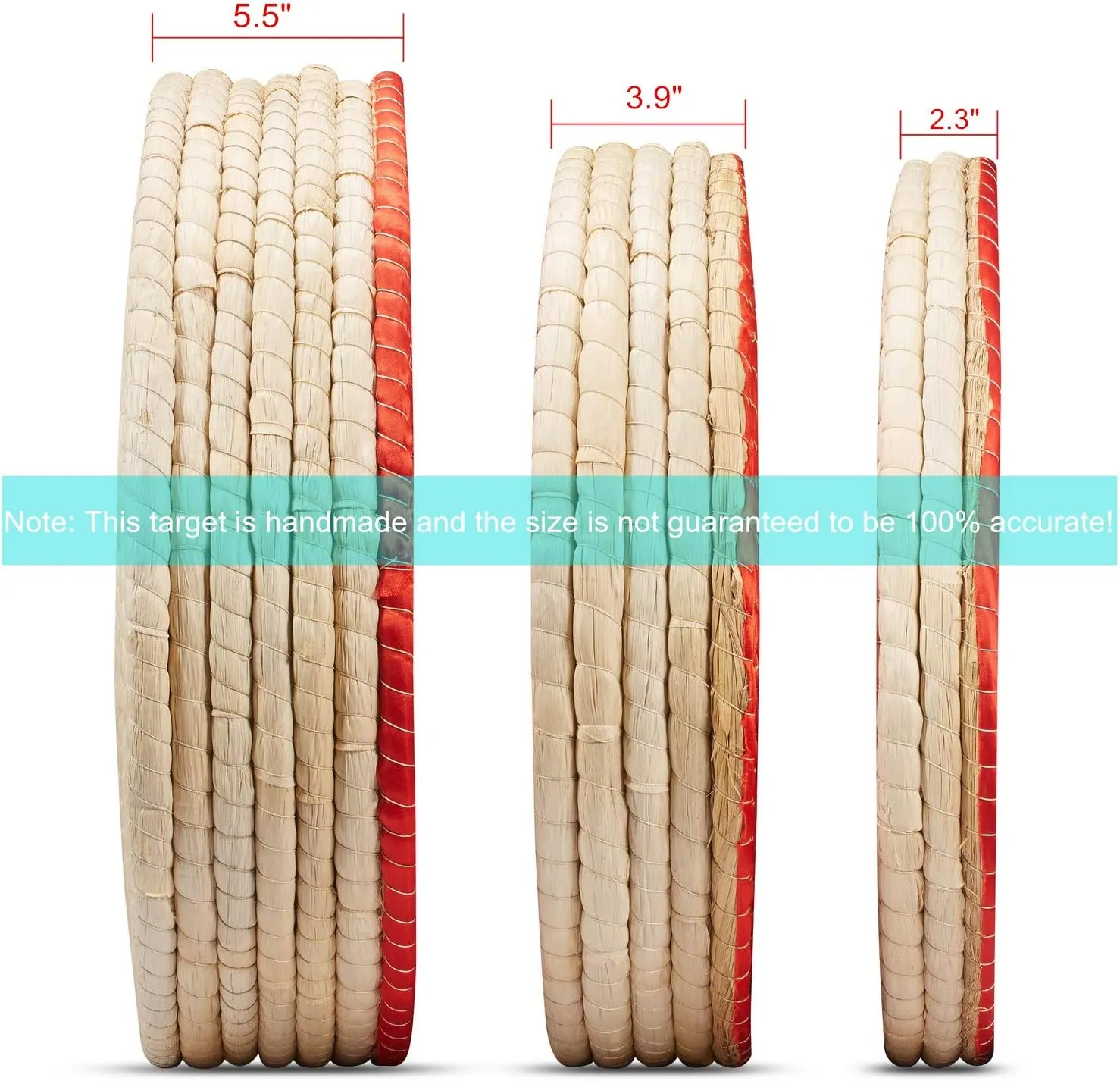 Traditional Hand-Made Straw Archery Target,Arrow Target for Recurve Bow Longbow or Compound Bow