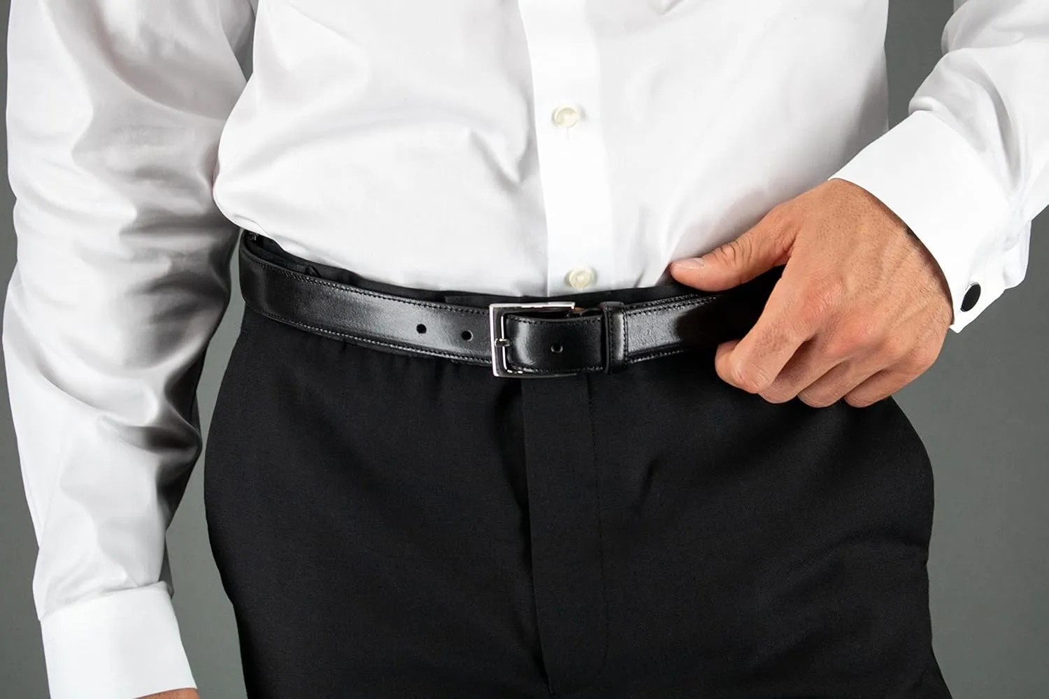 Trafalgar Cortina Leather Belt - 1 3/16 inch wide (30mm)