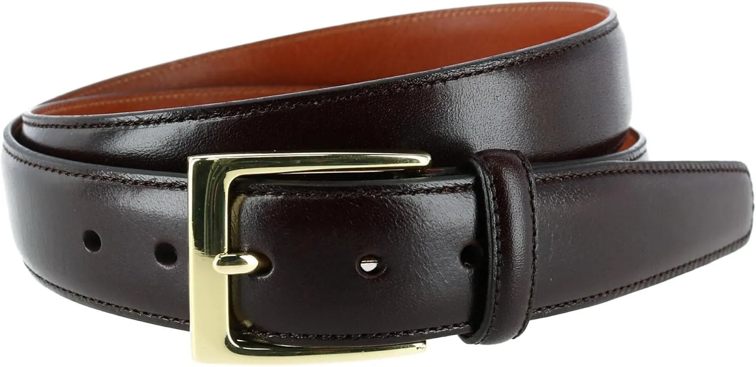 Trafalgar Cortina Leather Belt - 1 3/16 inch wide (30mm)
