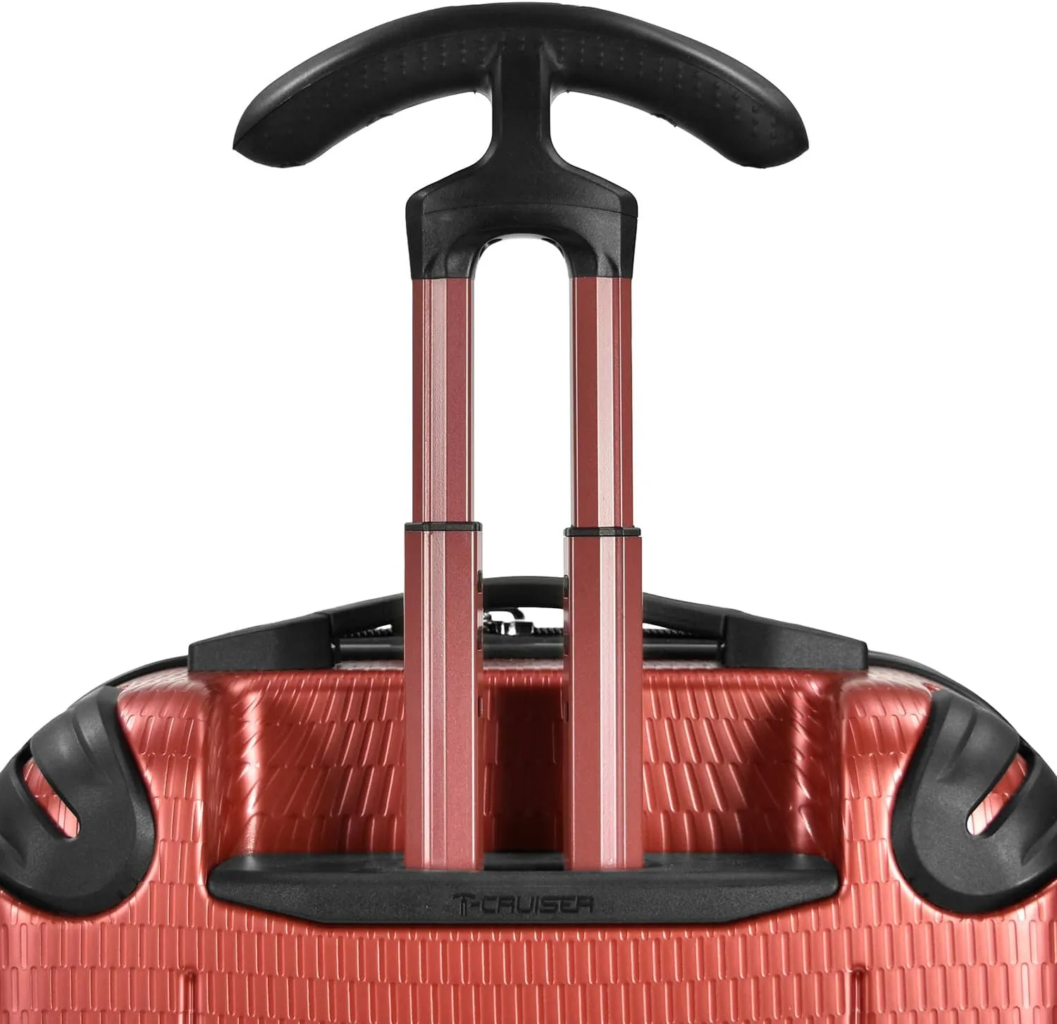 Traveler's Choice Maxporter II Hardside Polycarbonate Suitcase with Spinner Wheels, Red, 22" Carry-On Luggage