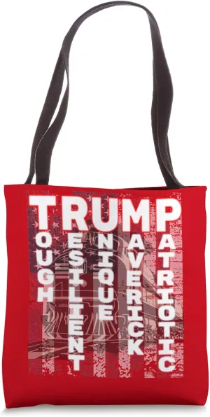 Trump 2024 Take America Back Trump Train 2024 Too Big To Rig Tote Bag