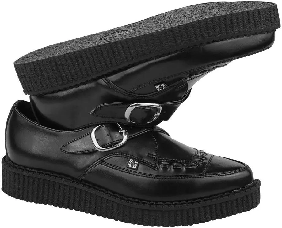 T.U.K Pointed Buckle Creeper Shoes