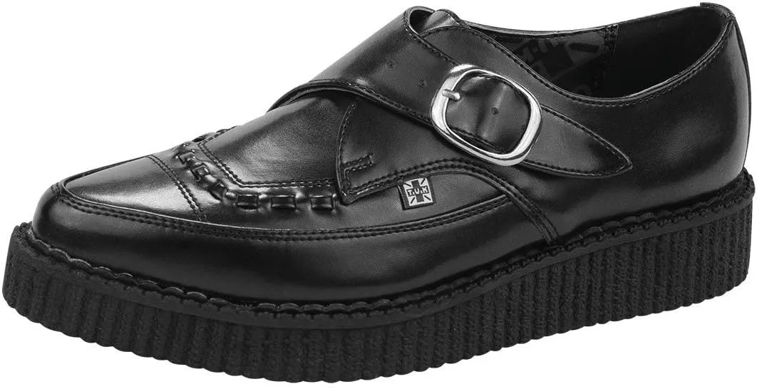 T.U.K Pointed Buckle Creeper Shoes