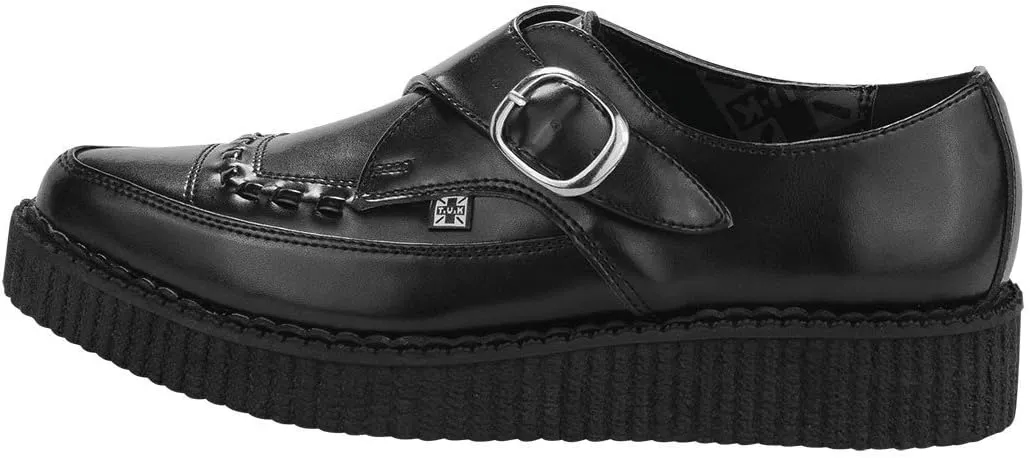 T.U.K Pointed Buckle Creeper Shoes