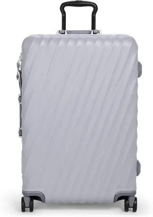 TUMI - 19 Degree Frame 4 Wheel Luggage - Lightweight and Highly Durable, Modern Design, Double-Lock Closure Hard Shell Men's and Women's Suitcase - 26" Short Trip Packing Case, Pearl Grey Texture