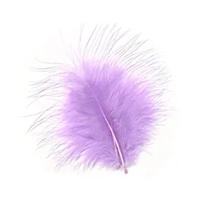 TURKEY MARABOU FEATHERS 1-4" - ORCHID