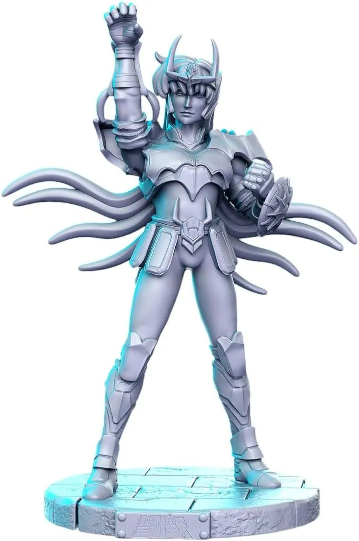 TYL Anime 13 Unpainted Miniature for War Gaming | RPG Scale Figures, Detailed Tabletop Board Game Accessories | Realistic Tabletop Miniatures (Combo of 4, 32mm)