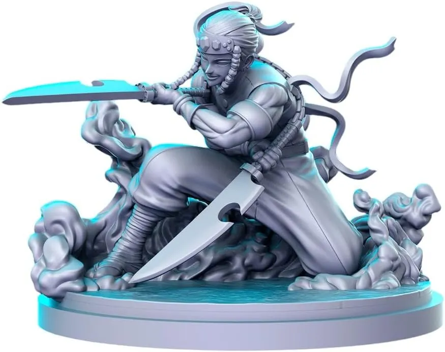 TYL Anime 13 Unpainted Miniature for War Gaming | RPG Scale Figures, Detailed Tabletop Board Game Accessories | Realistic Tabletop Miniatures (Combo of 4, 32mm)