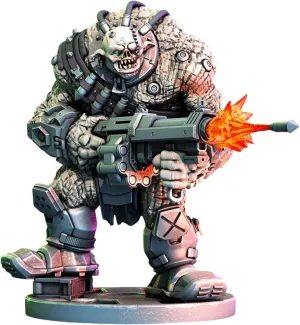 TYL Ghakval Ghu Grunts Unpainted Miniature for War Gaming | RPG Scale Figures, Detailed Tabletop Board Game Accessories | Realistic Tabletop Miniatures (A, 60mm)