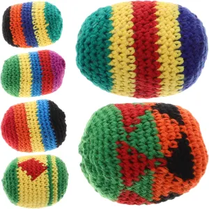 Unique Crochet Knitted Juggling Balls 6 Pack Soft Bean Bags for Preschoolers Early Learning Toys