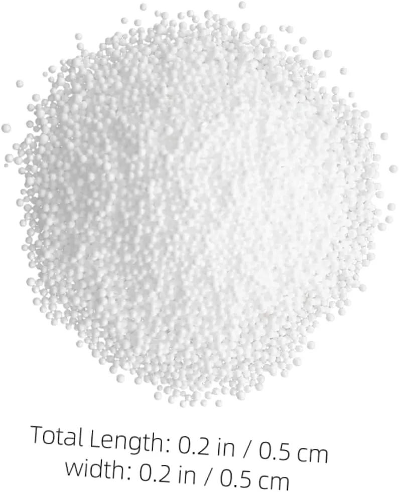 Unomor 1 Pack Soft Bean Bag Fillers Shredded Particles for Cushions Dolls Craft Projects Versatile Stuffing for