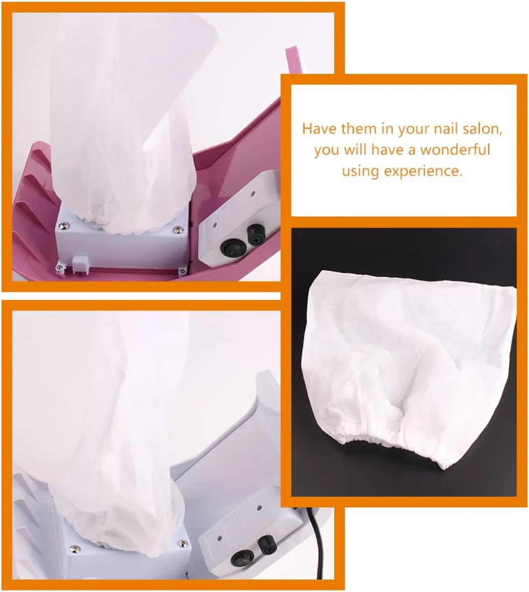 VALICLUD 3sets 3pcs Nail Dust Collector Bags Durable Non Woven Manicure Dust Pouches Compatible with Practical for and Home Use 3pcs*3