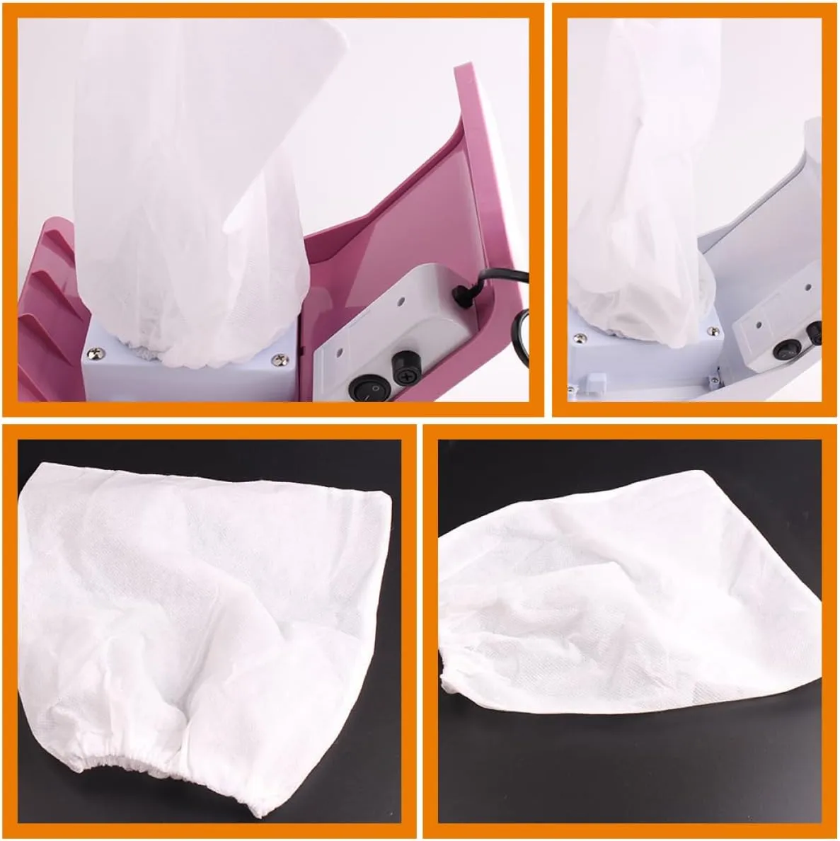 VALICLUD 3sets 3pcs Nail Dust Collector Bags Durable Non Woven Manicure Dust Pouches Compatible with Practical for and Home Use 3pcs*3