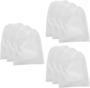 VALICLUD 3sets 3pcs Nail Dust Collector Bags Durable Non Woven Manicure Dust Pouches Compatible with Practical for and Home Use 3pcs*3